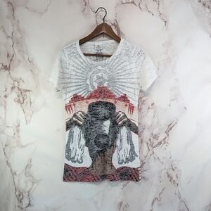Jared Kee Yazzie T Shirt Womens Small  Smithsonian Tribal Native Southwestern